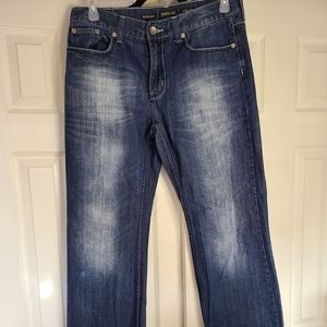 Helix relaxed boot jeans 34w 30L